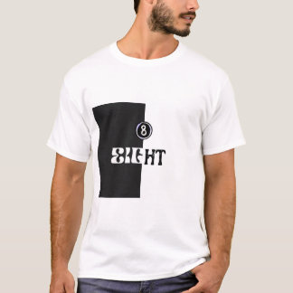 Åtta siffror inspirerade grundläggande manar T-Shi T Shirt