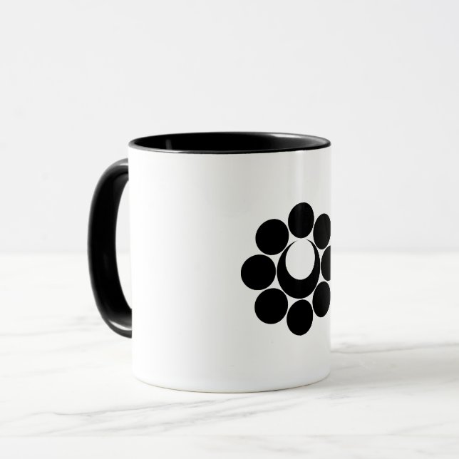 Åtta tecken på månen mugg (Framsida vänster)