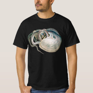 Åttaarmad argonaut, Gamla marina djur T-shirt