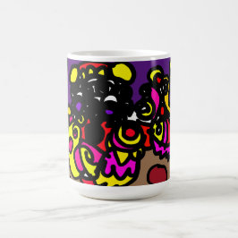 Åttaarmad bläckfisk cool stil kaffemugg