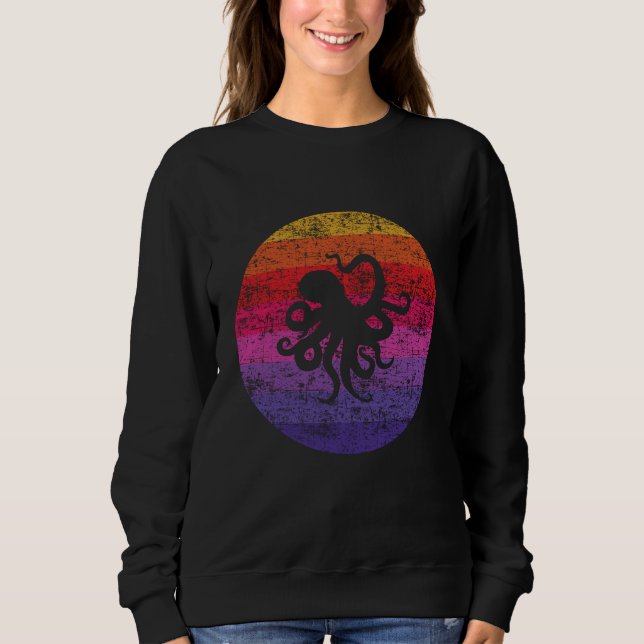 Åttaarmad Retro T Shirt (Framsida)