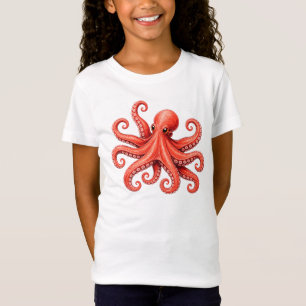 Åttabent havsliv hav djurdesign t shirt