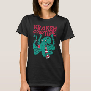 Åttabent Kraken Good Time Vin T Shirt