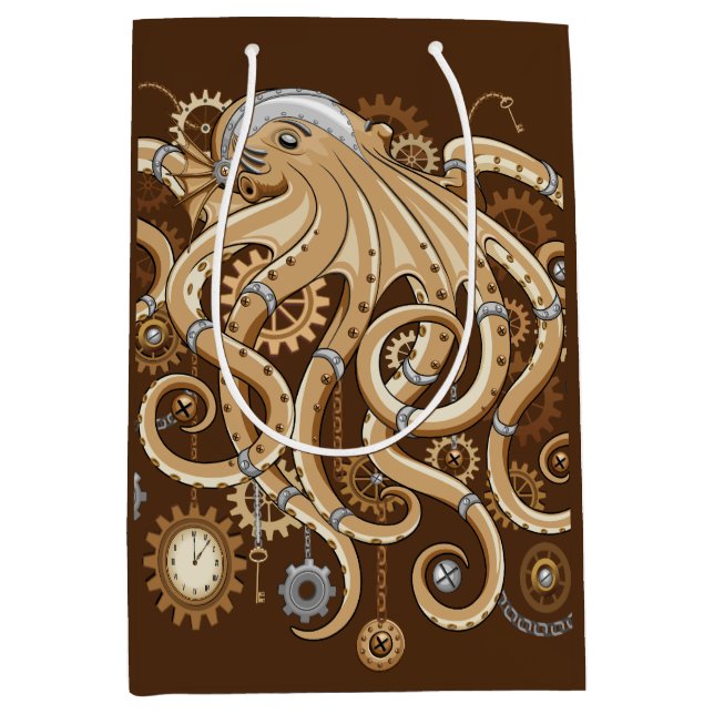 Åttabent Steampunk Retro Mekanisk Fantasy (Framsidan)