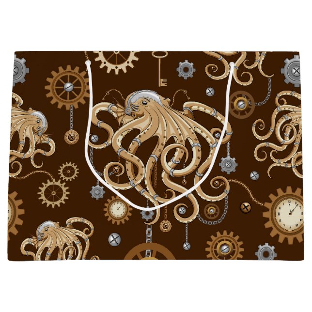 Åttabent Steampunk Retro Mekanisk Fantasy (Framsidan)