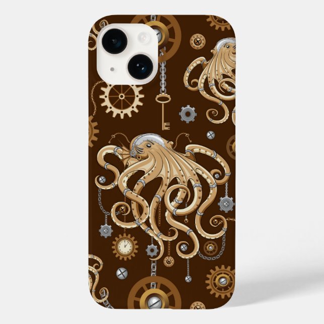 Åttabent Steampunk Retro Mekanisk Fantasy (Baksida)