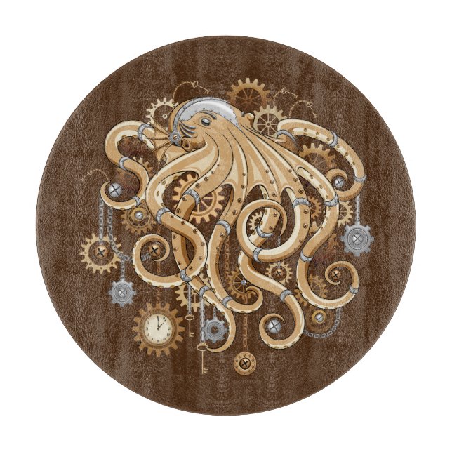 Åttabent Steampunk Retro Mekanisk Fantasy (Framsidan)