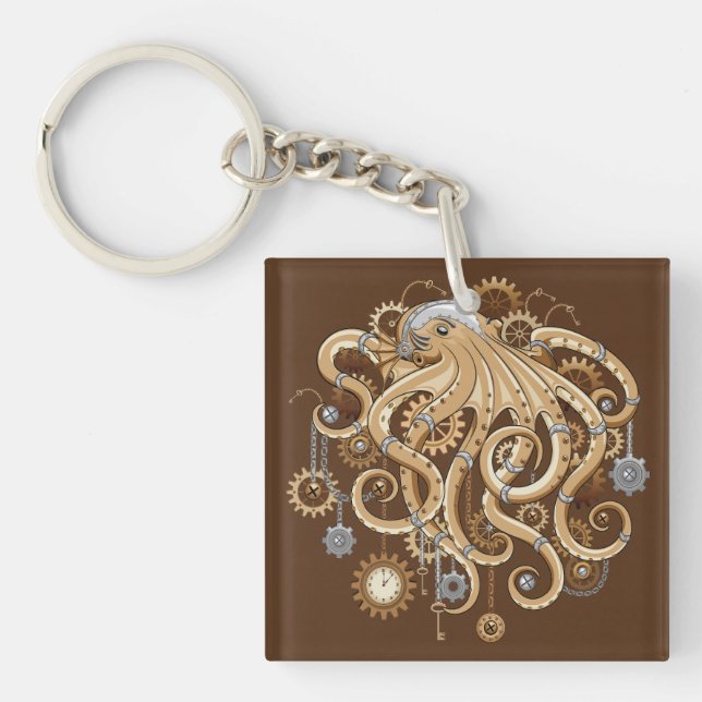 Åttabent Steampunk Retro Mekanisk Fantasy (Framsidan)
