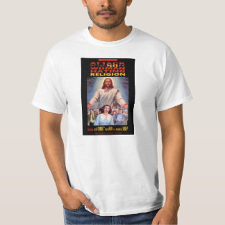 Attack av den 50 fot kvinnan som hatar religion tee shirt
