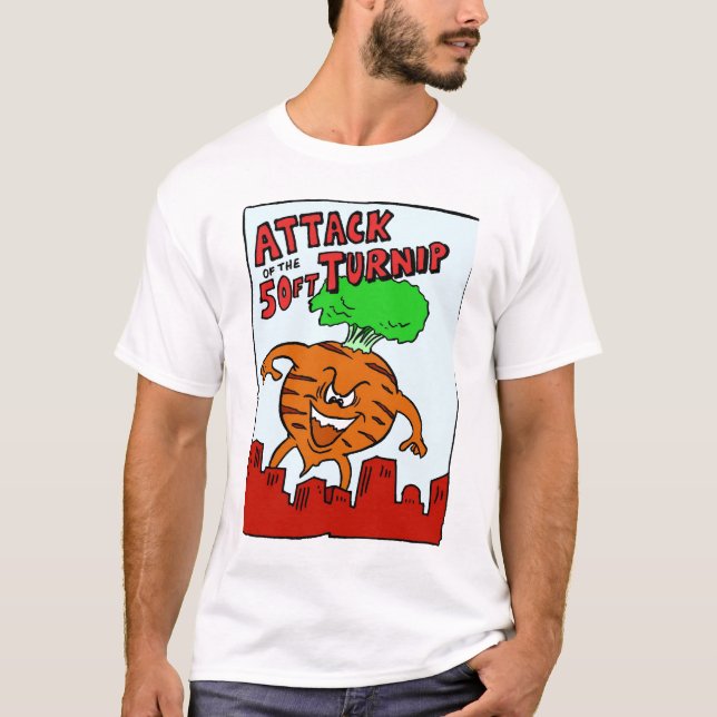 Attack av den 50ft rovan t-shirt (Framsida)