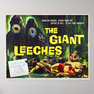 Attack av den jätte- Leechesaffischen Poster
