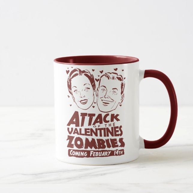 Attack av valentineszombiesna mugg (Höger)