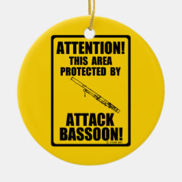 Attack Bassoon Julgransprydnad Keramik