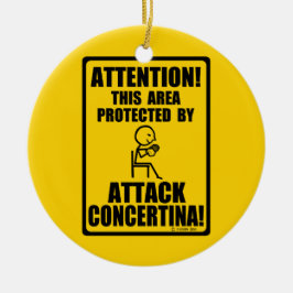 Attack Concertina Julgransprydnad Keramik