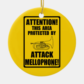Attack Mellophone Julgransprydnad Keramik