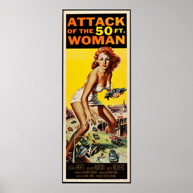 Attack mot 50 Foot Woman-filmen (1958) Poster (Framsidan)