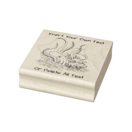 Attack mot Frakten Kracken Pirat Stämpel