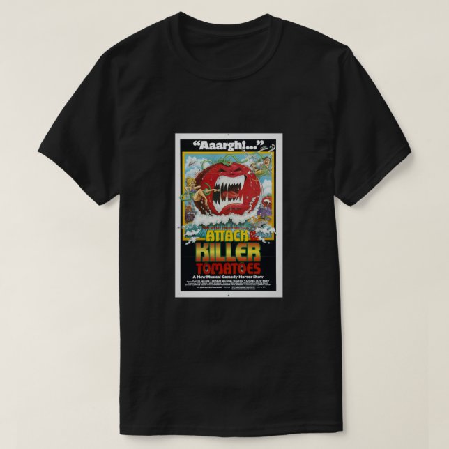 Attack mot Killer Tomates. Klassisk T Shirt (Design framsida)