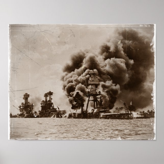 Attack mot Pearl Harbour Poster (Framsidan)