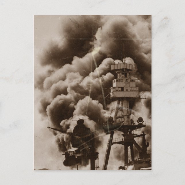 Attack mot Pearl Harbour Vykort (Framsida)