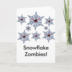 Attack mot Snowflake Zombies! Helgkort