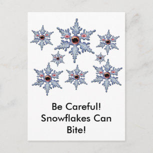 Attack mot Snowflake Zombies! Vykort