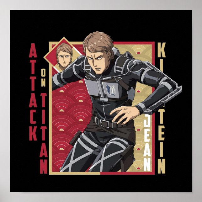 Attack mot Titan Jean Kirstein Poster (Framsidan)