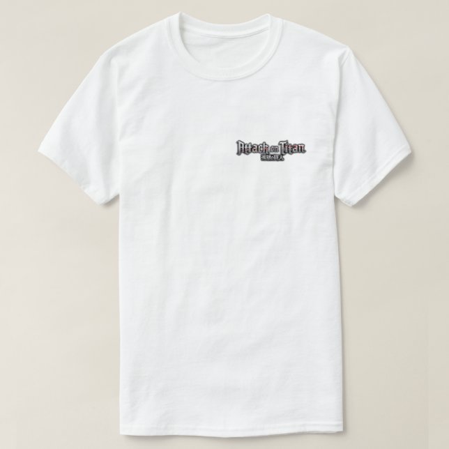 Attack mot Titan, Logotyp T-Shirt (Design framsida)