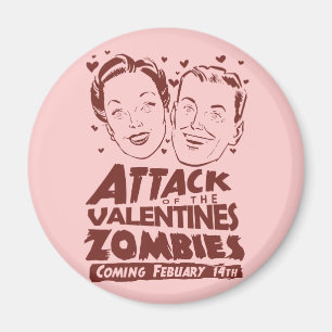 Attack mot Valentineserna Zombies Magnet