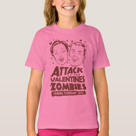 Attack mot Valentineserna Zombies Tee