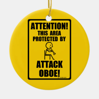 Attack Oboe Julgransprydnad Keramik