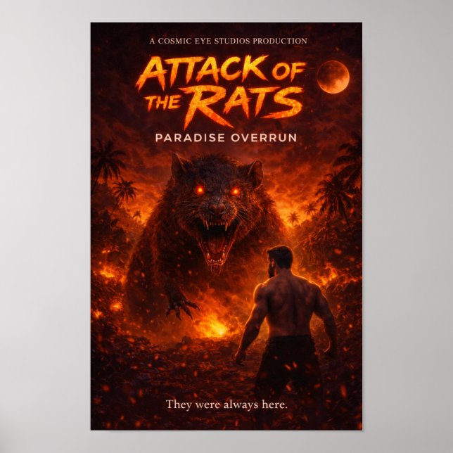 Attack of the Rats — Paradise Overrun Poster (Framsidan)