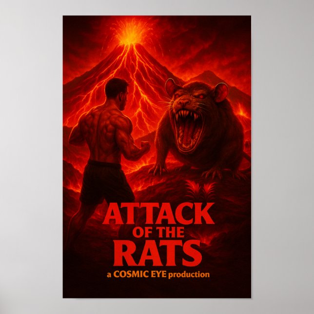 Attack of the Rats Poster (Framsidan)