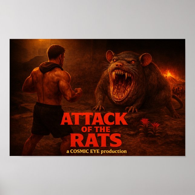 Attack of the Rats Poster (Framsidan)