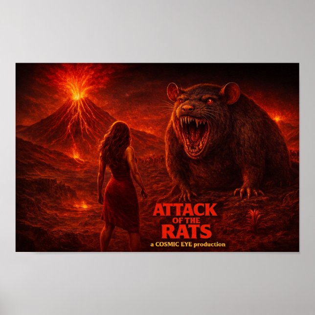 Attack of the Rats Poster (Framsidan)