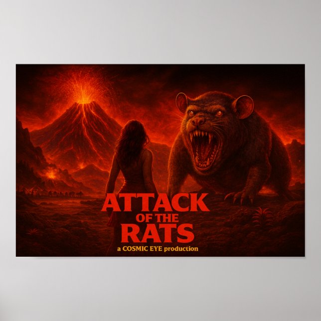 Attack of the Rats Poster (Framsidan)
