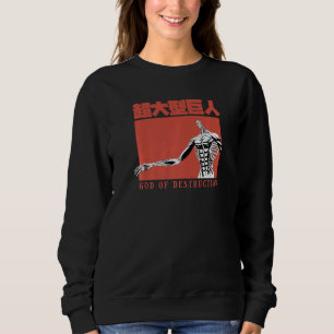 Attack on Titan Säsong 4 Titan Guden för Förstörel T Shirt