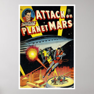 Attack på planet fördärvar (1951) poster