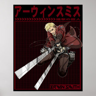 ATTACK PÅ TITAN ERWIN SMITH POSTER