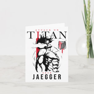 Attack på Titan-etikett Kort