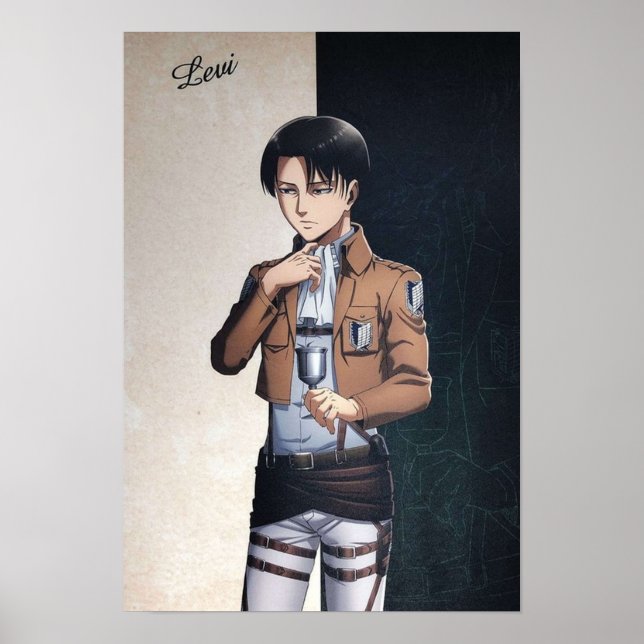 ATTACK PÅ TITAN LEVI ACKERMAN POSTER (Framsidan)