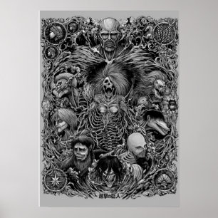 Attack på Titan/shingeki no kyojin Poster