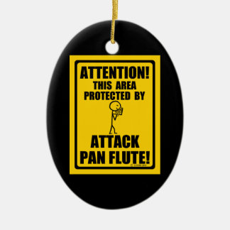 Attack-panflöjt Julgransprydnad Keramik
