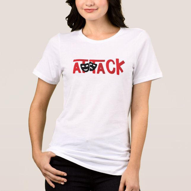 ATTACK-Strejka med ström T Shirt (Framsida)