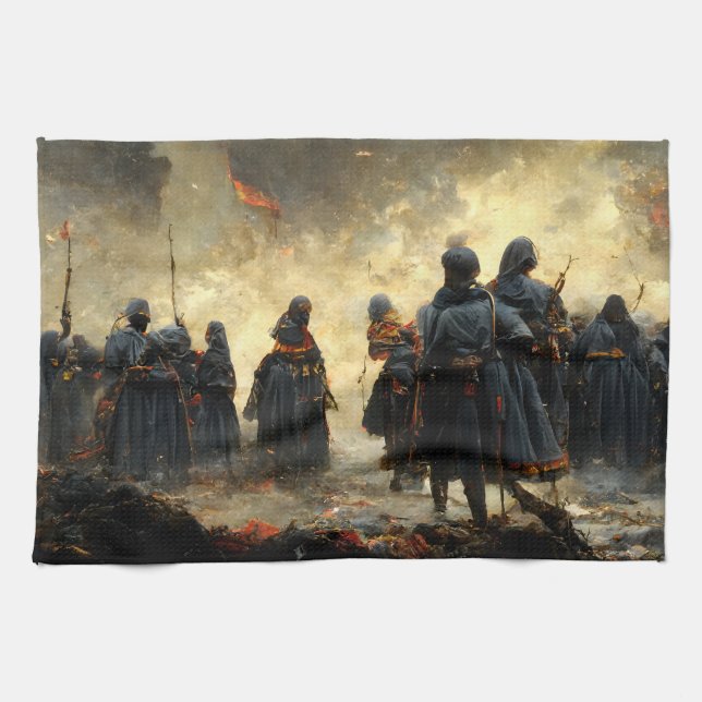 Attack the place kökshandduk (Horisontell)