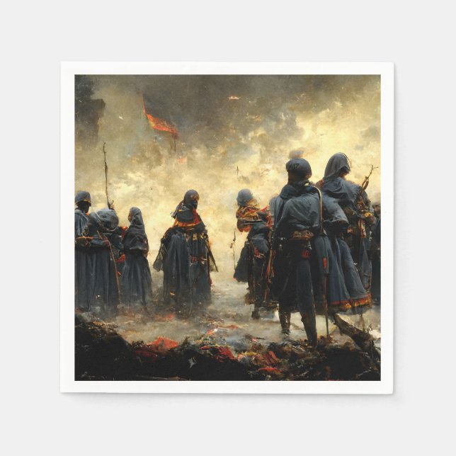 Attack the place pappersservett (Framsidan)