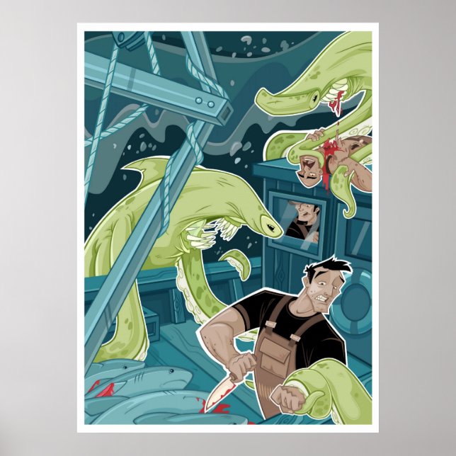Attack till havs poster (Framsidan)