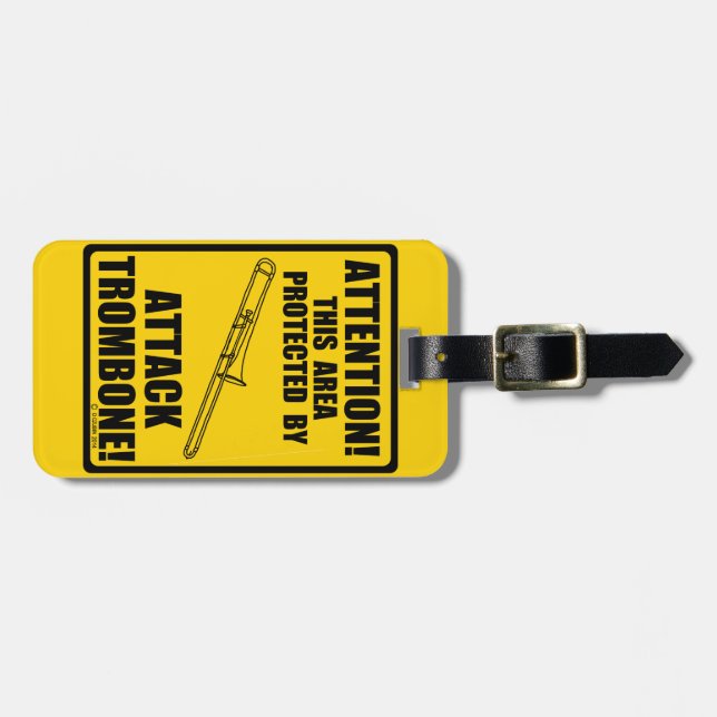 Attack Trombone Bagagebricka (Horisontell Framsida)