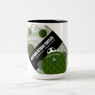Attack Turtles Två-Tonad Mugg
