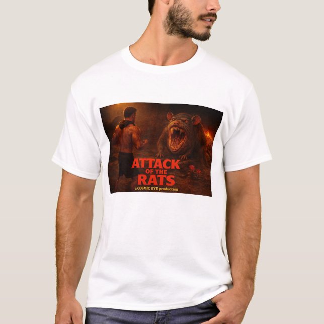 Attacken av råttor T-Shirt (Framsida)